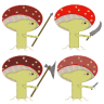 Four Mushroom Troop Battlers