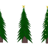 TRIO of Christmas Trees